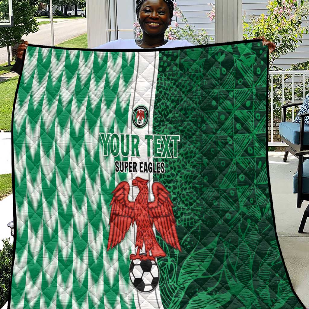 Custom Nigeria Football Quilt Go Champions LT15