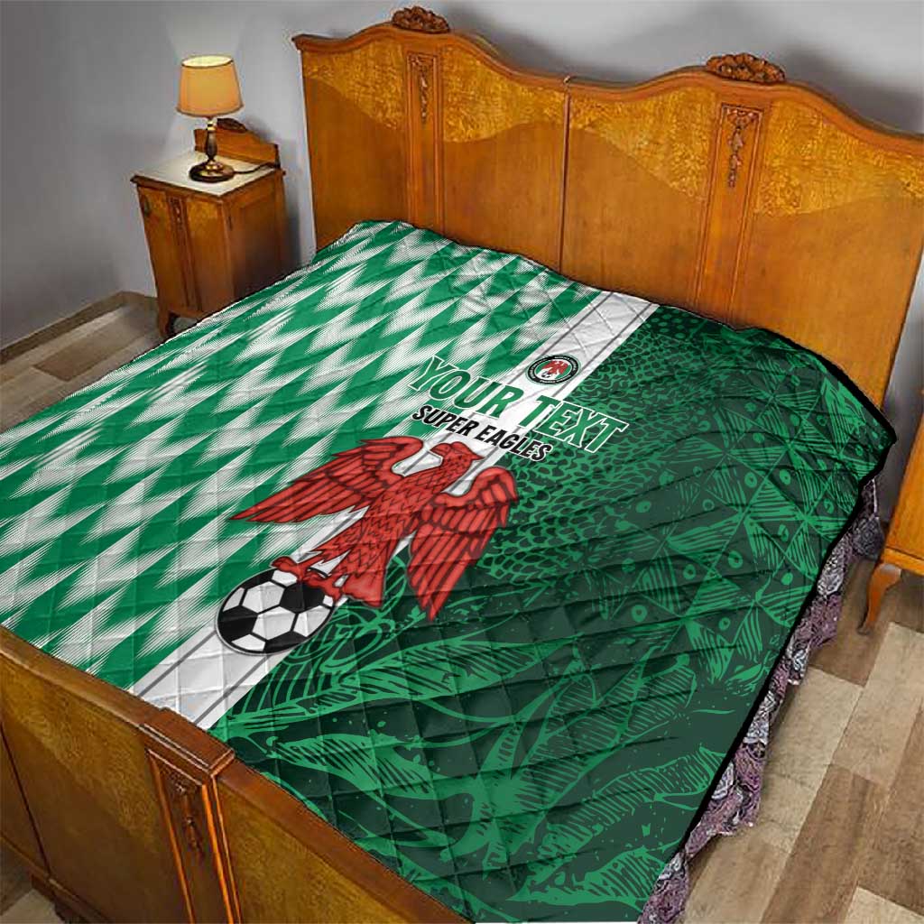 Custom Nigeria Football Quilt Go Champions LT15