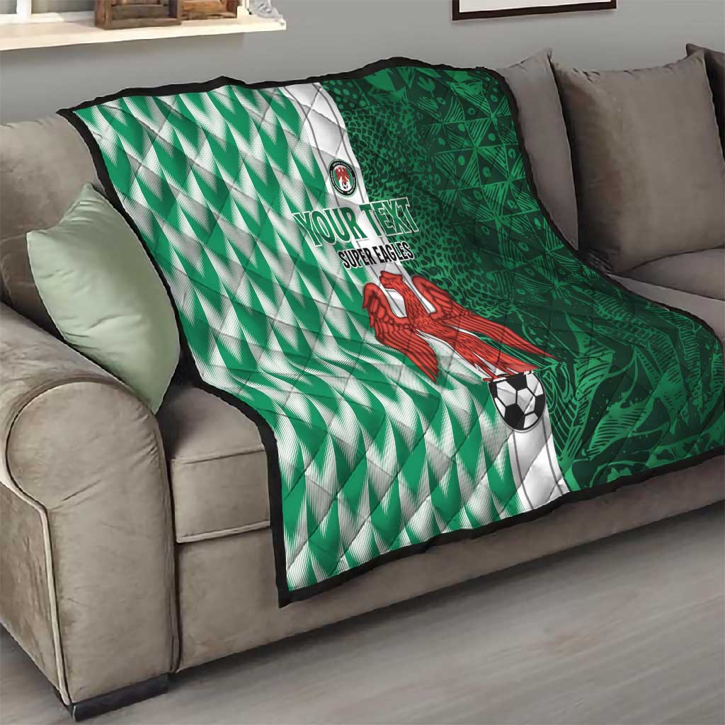 Custom Nigeria Football Quilt Go Champions LT15