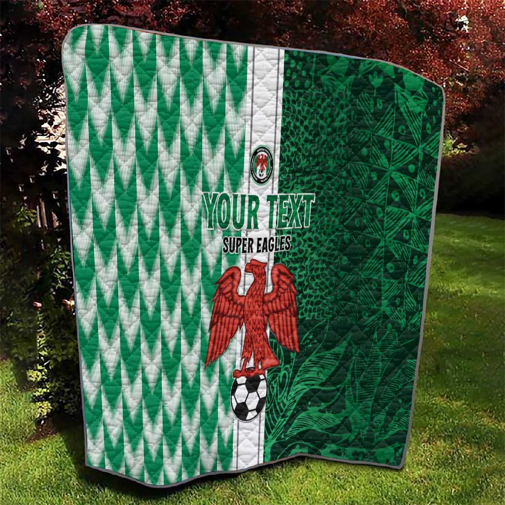 Custom Nigeria Football Quilt Go Champions LT15