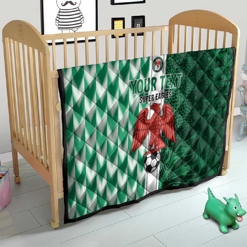 Custom Nigeria Football Quilt Go Champions LT15