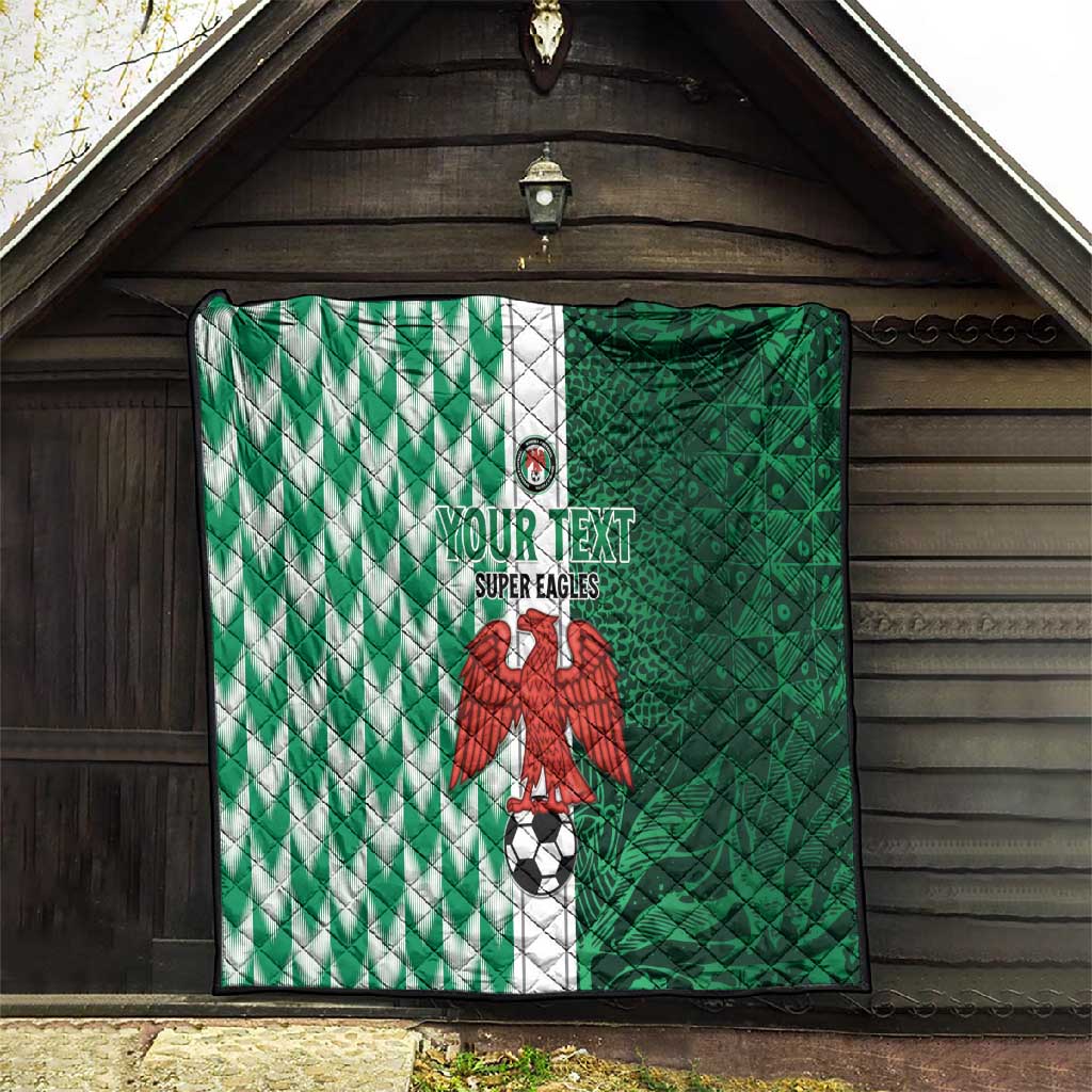 Custom Nigeria Football Quilt Go Champions LT15