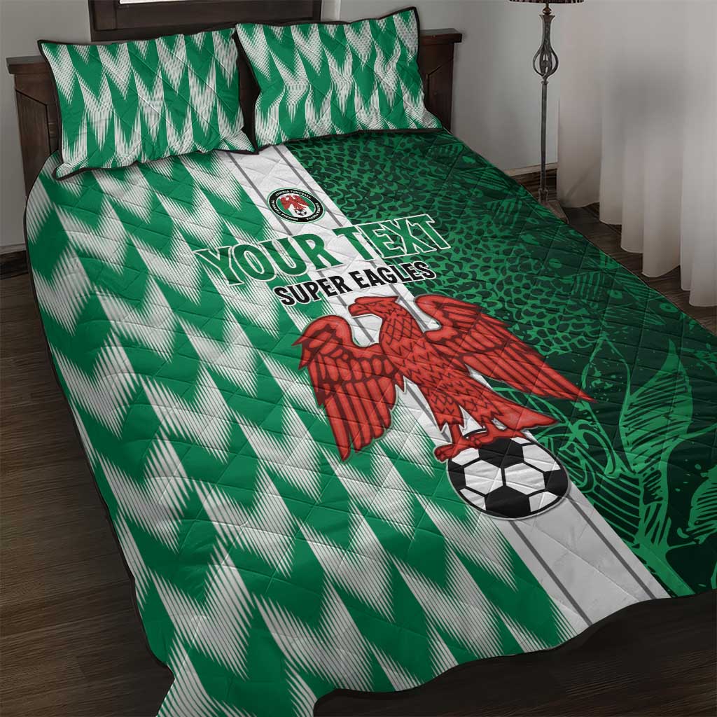 Custom Nigeria Football Quilt Bed Set Go Champions LT15