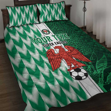 Custom Nigeria Football Quilt Bed Set Go Champions LT15
