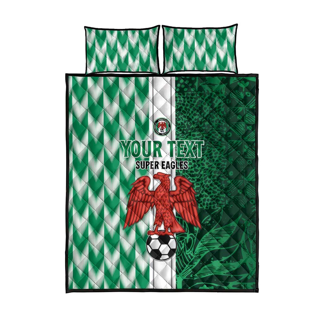 Custom Nigeria Football Quilt Bed Set Go Champions LT15
