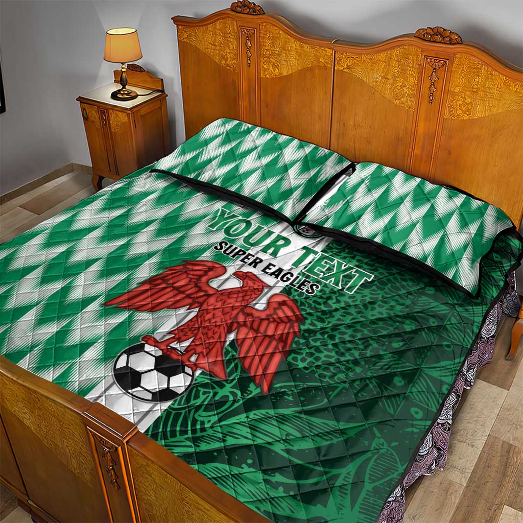 Custom Nigeria Football Quilt Bed Set Go Champions LT15