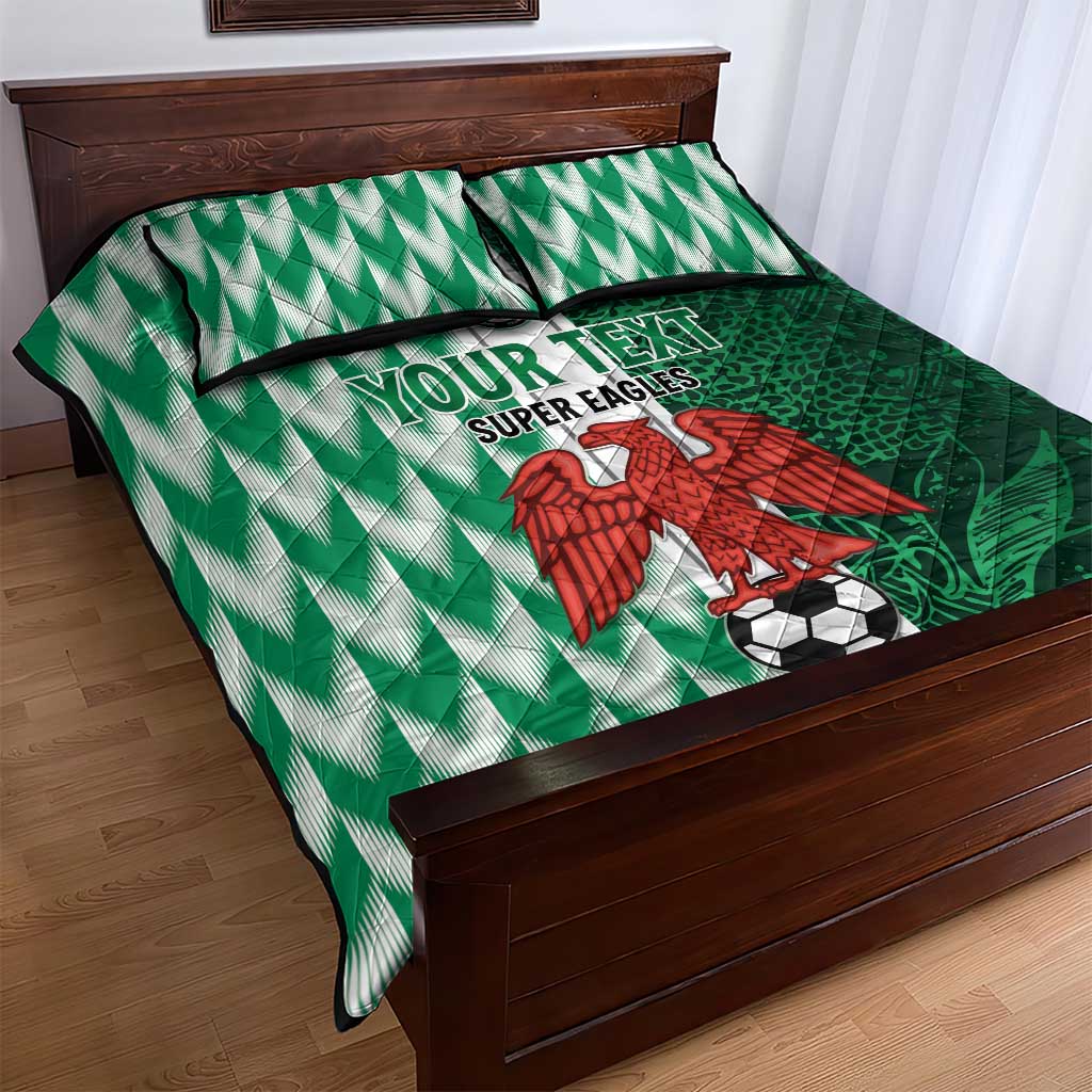 Custom Nigeria Football Quilt Bed Set Go Champions LT15