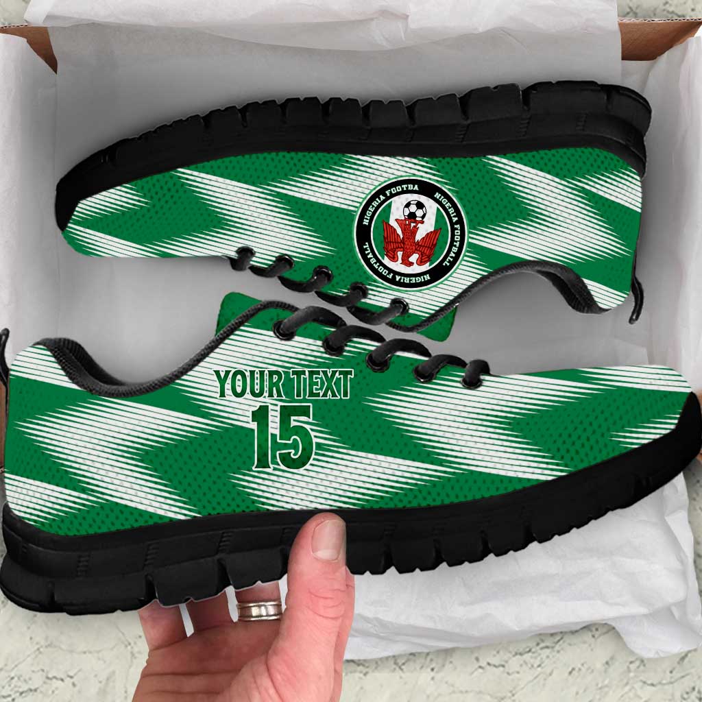 Custom Nigeria Football Sneakers Come On Super Eagles LT15