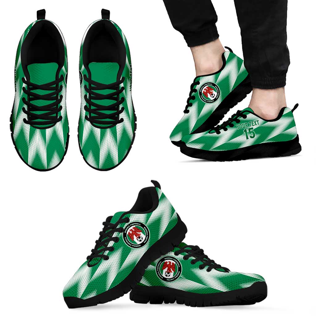 Custom Nigeria Football Sneakers Come On Super Eagles LT15