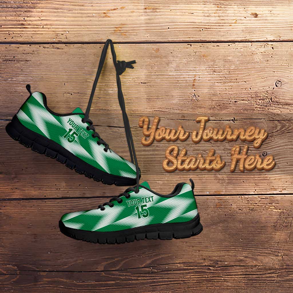 Custom Nigeria Football Sneakers Come On Super Eagles LT15