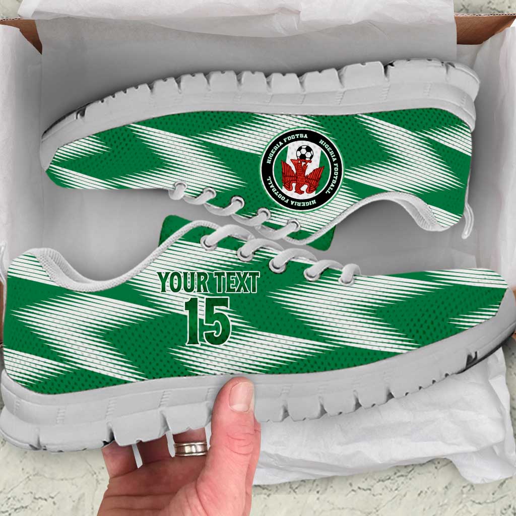Custom Nigeria Football Sneakers Come On Super Eagles LT15