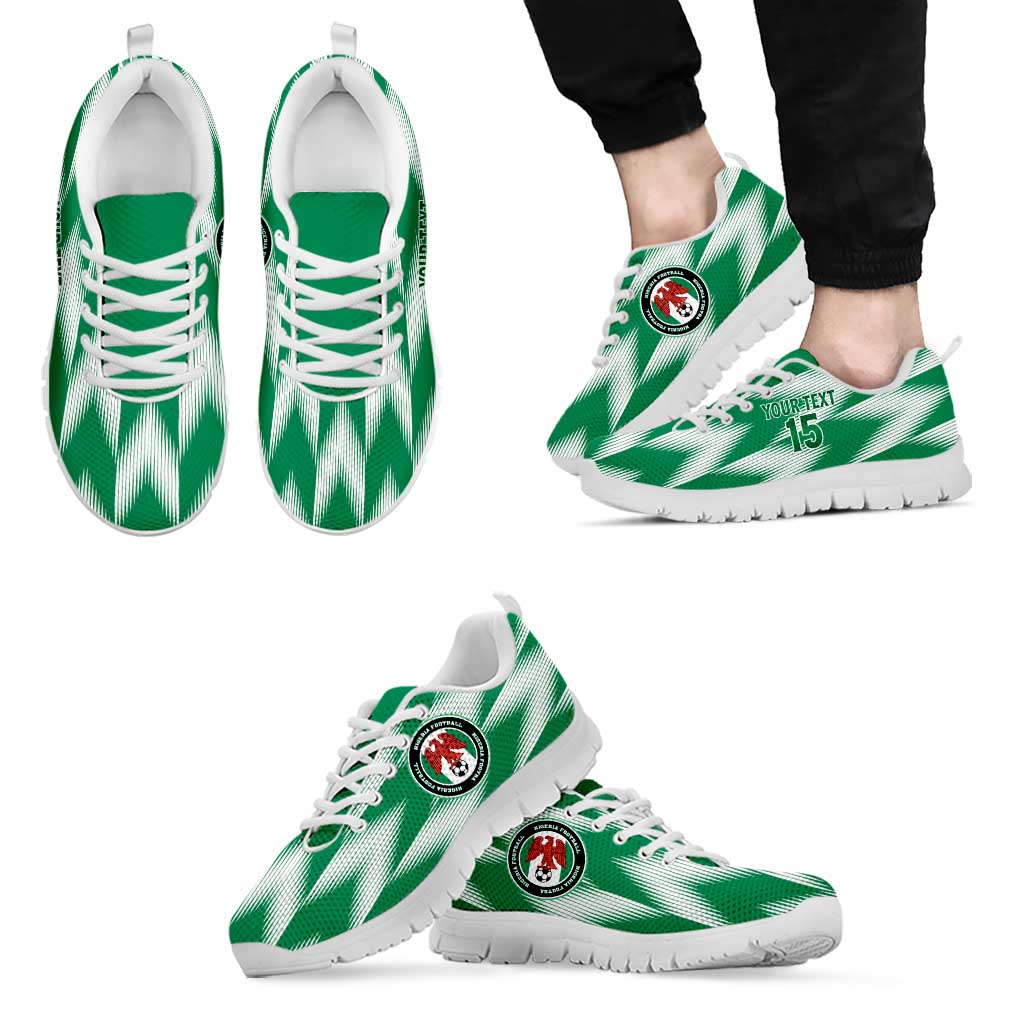 Custom Nigeria Football Sneakers Come On Super Eagles LT15