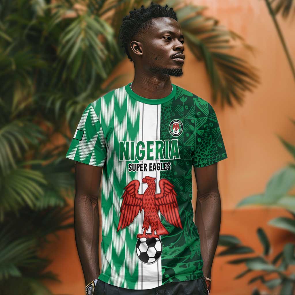 Custom Nigeria Football T shirt Go Champions LT15