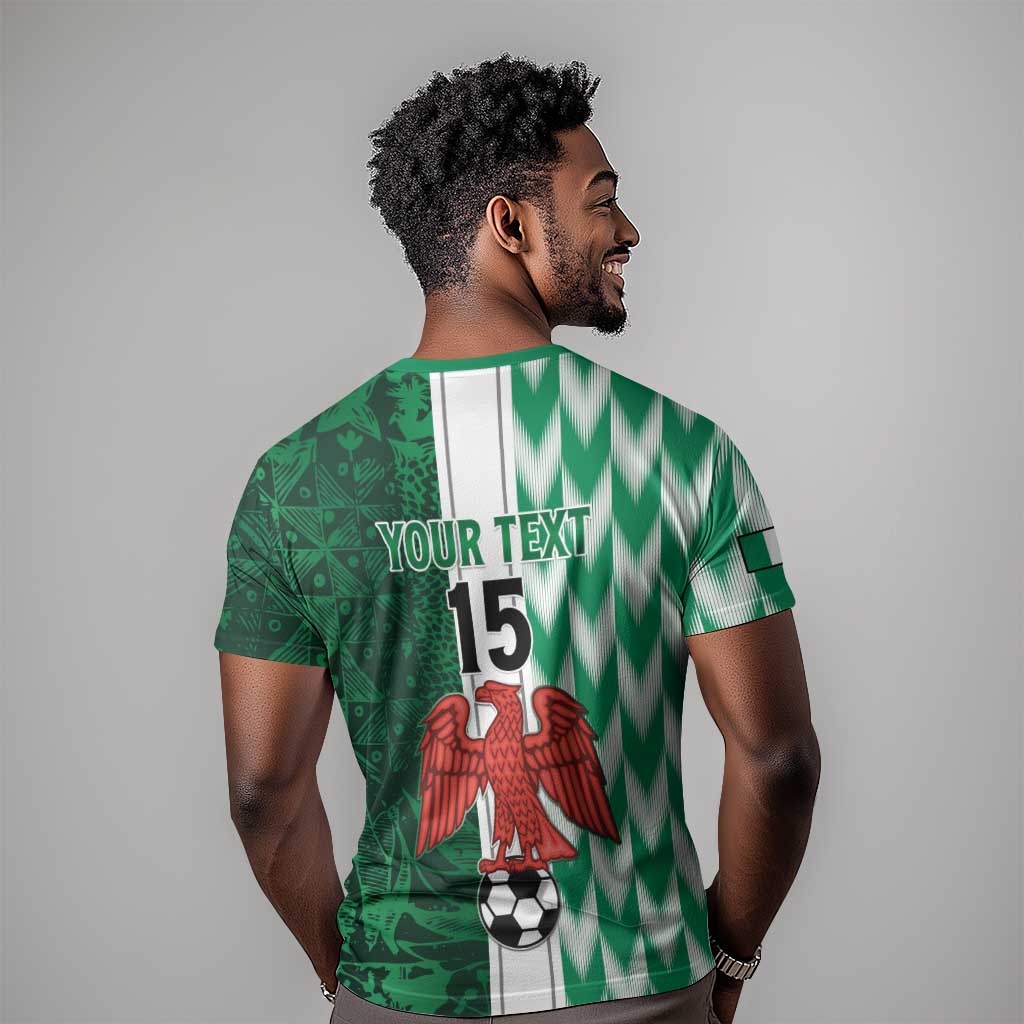 Custom Nigeria Football T shirt Go Champions LT15
