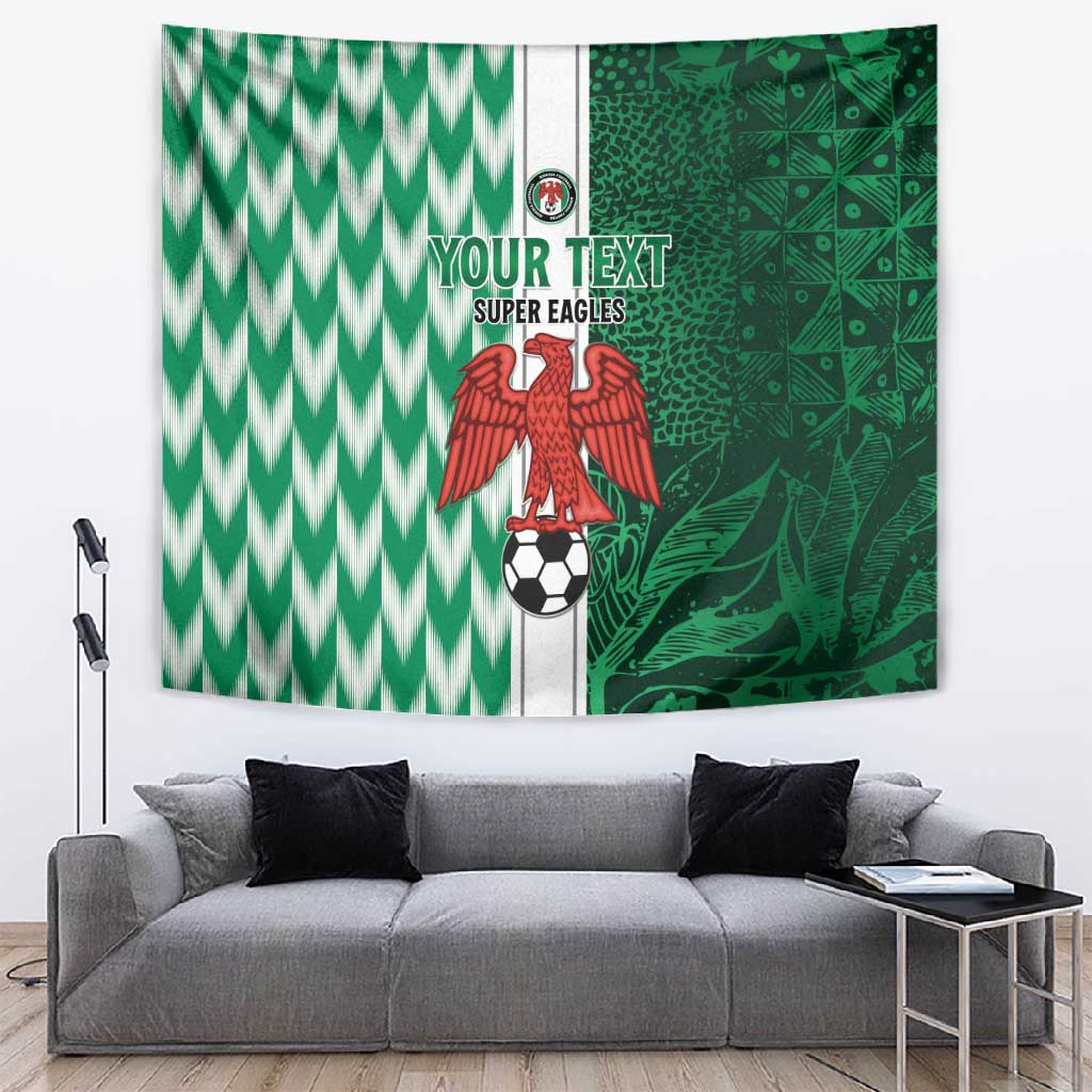 Custom Nigeria Football Tapestry Go Champions LT15