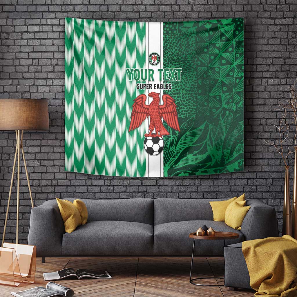 Custom Nigeria Football Tapestry Go Champions LT15