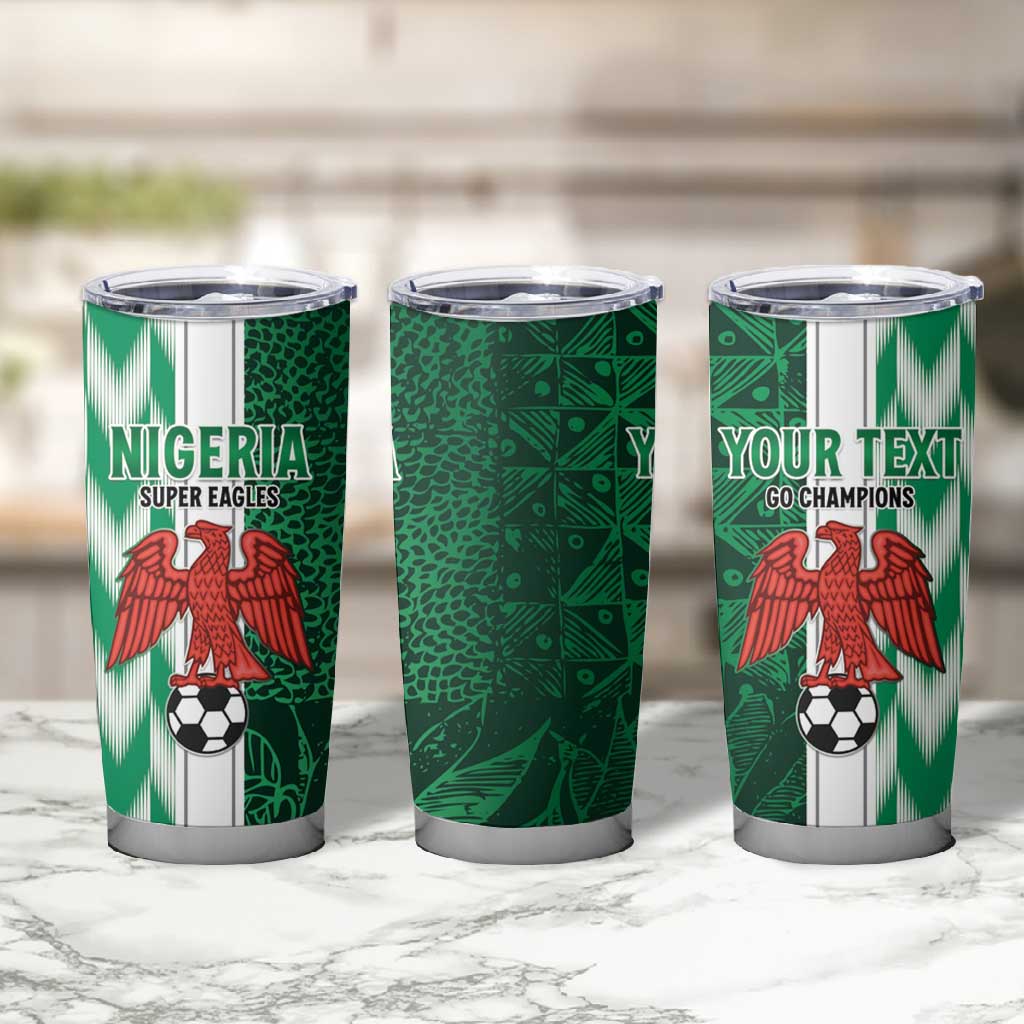 Custom Nigeria Football Tumbler Cup Go Champions LT15