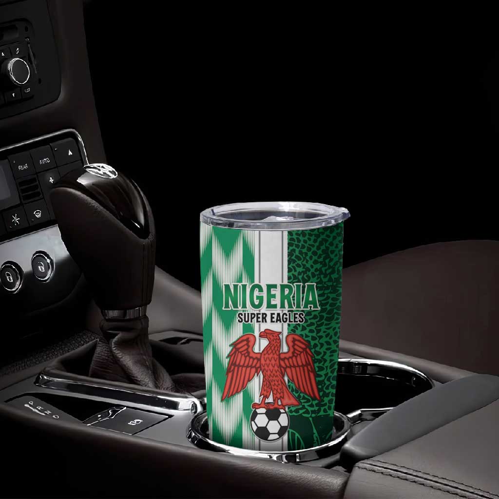 Custom Nigeria Football Tumbler Cup Go Champions LT15