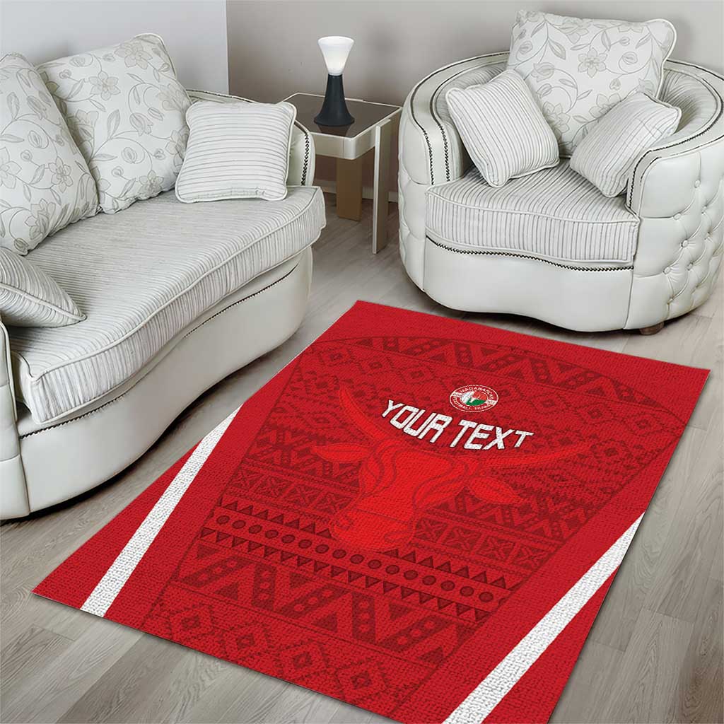 Custom Madagascar Football Area Rug Go Champions LT15