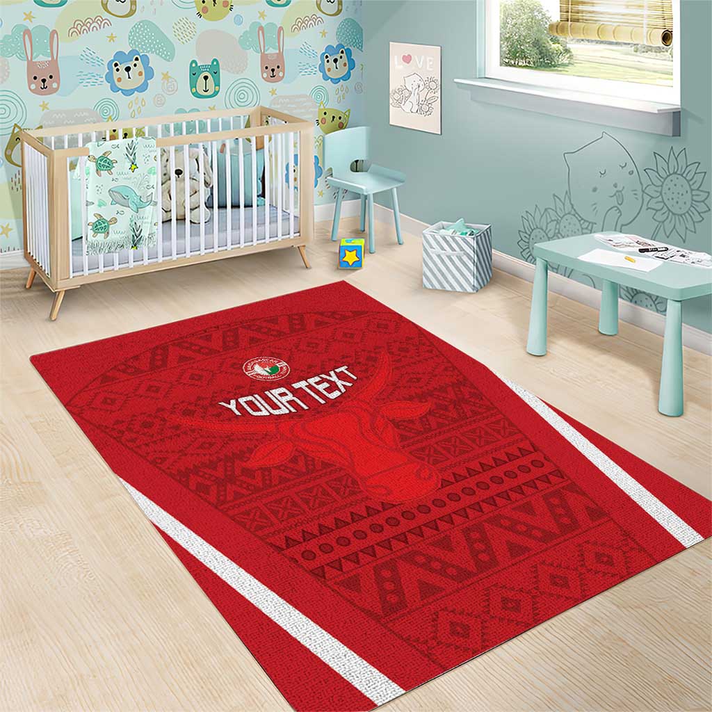 Custom Madagascar Football Area Rug Go Champions LT15