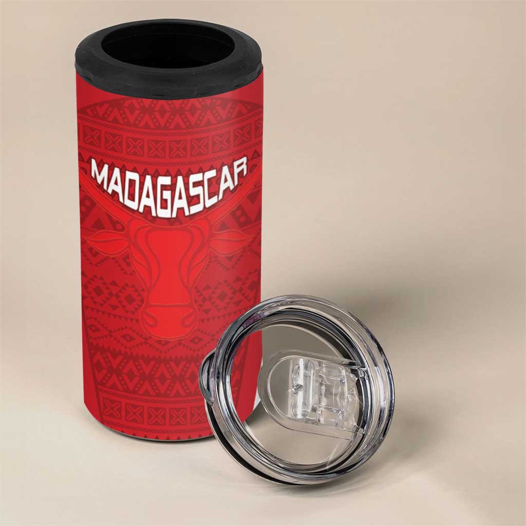 Custom Madagascar Football 4 in 1 Can Cooler Tumbler Go Champions LT15