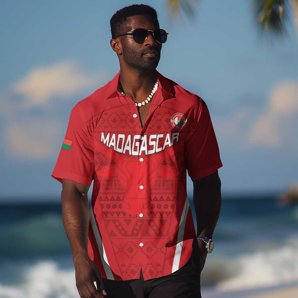 Custom Madagascar Football Hawaiian Shirt Go Champions LT15
