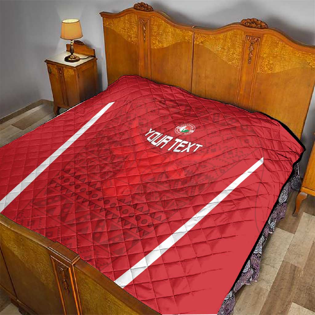 Custom Madagascar Football Quilt Go Champions LT15
