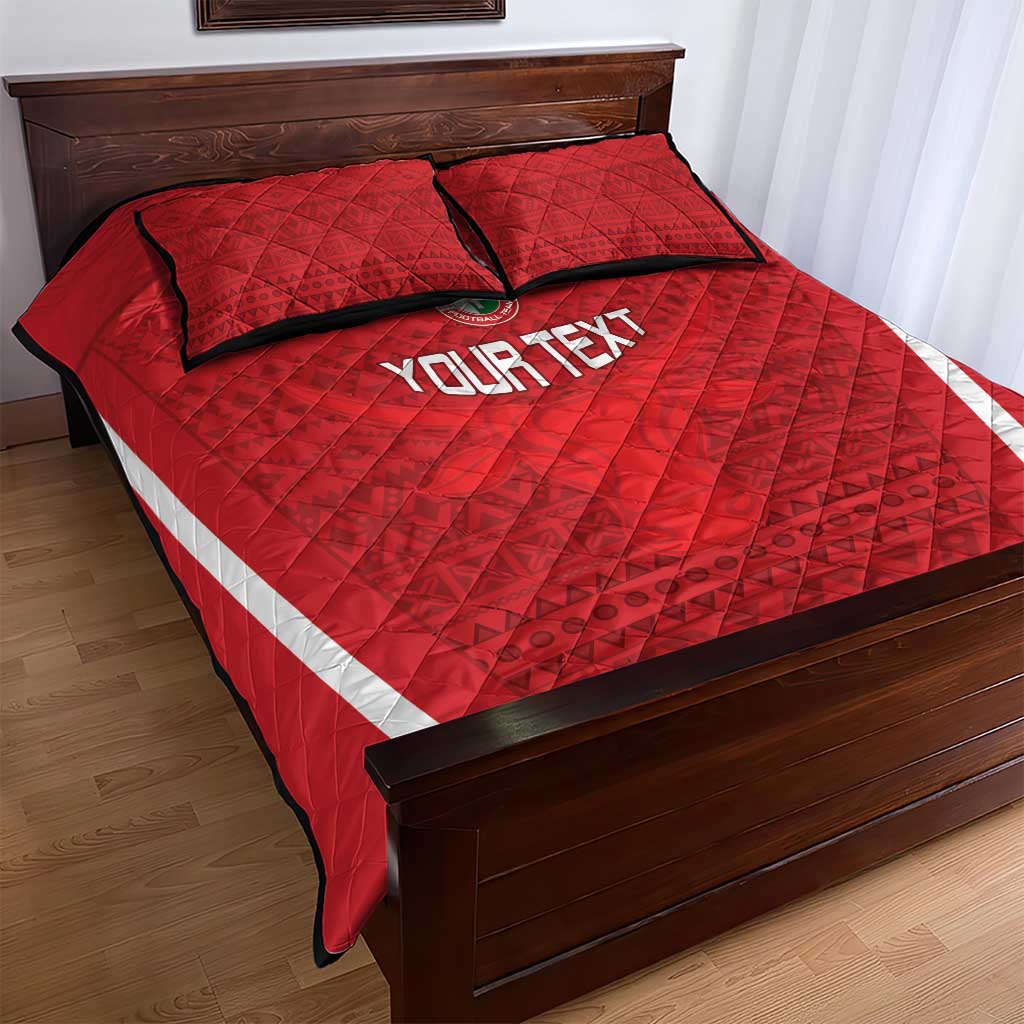 Custom Madagascar Football Quilt Bed Set Go Champions LT15