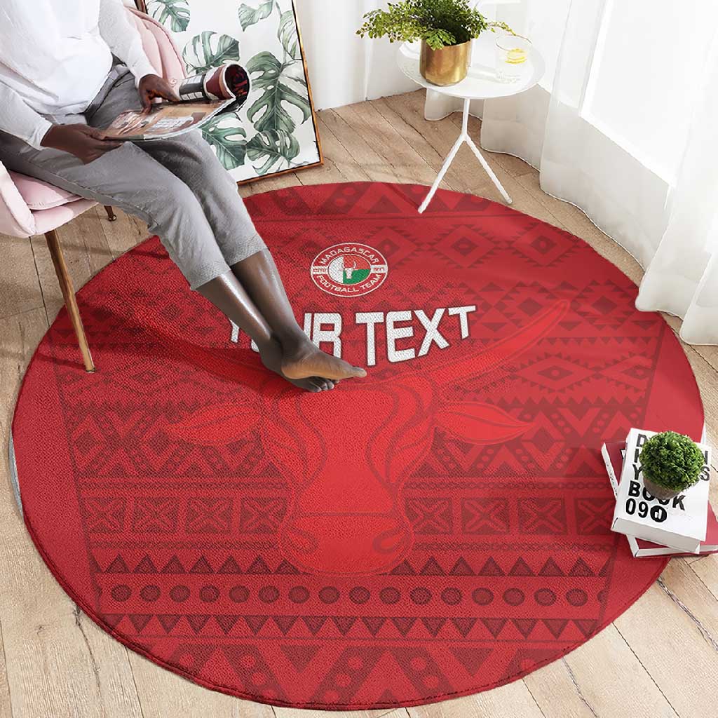 Custom Madagascar Football Round Carpet Go Champions LT15