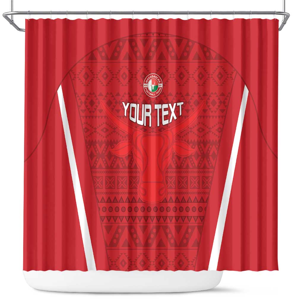 Custom Madagascar Football Shower Curtain Go Barea Go LT15