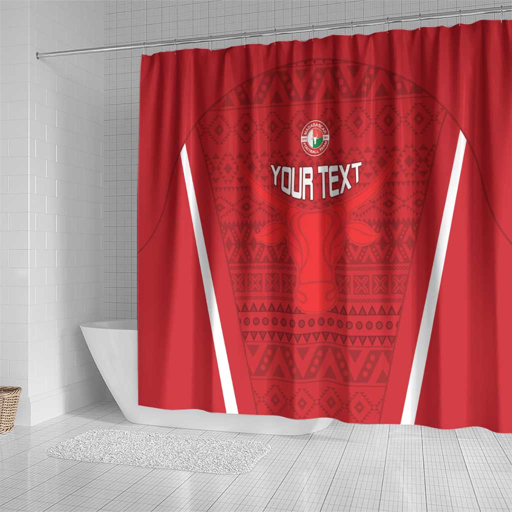 Custom Madagascar Football Shower Curtain Go Barea Go LT15