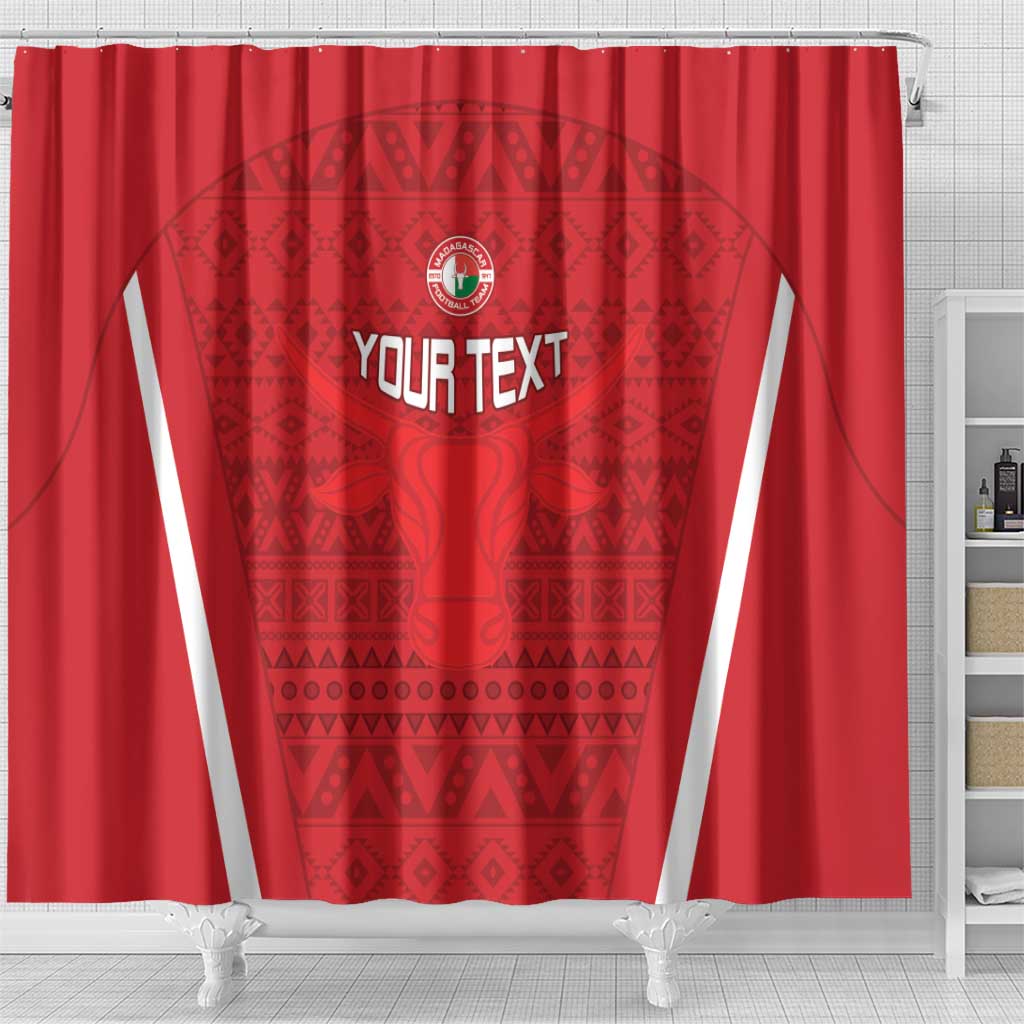 Custom Madagascar Football Shower Curtain Go Barea Go LT15