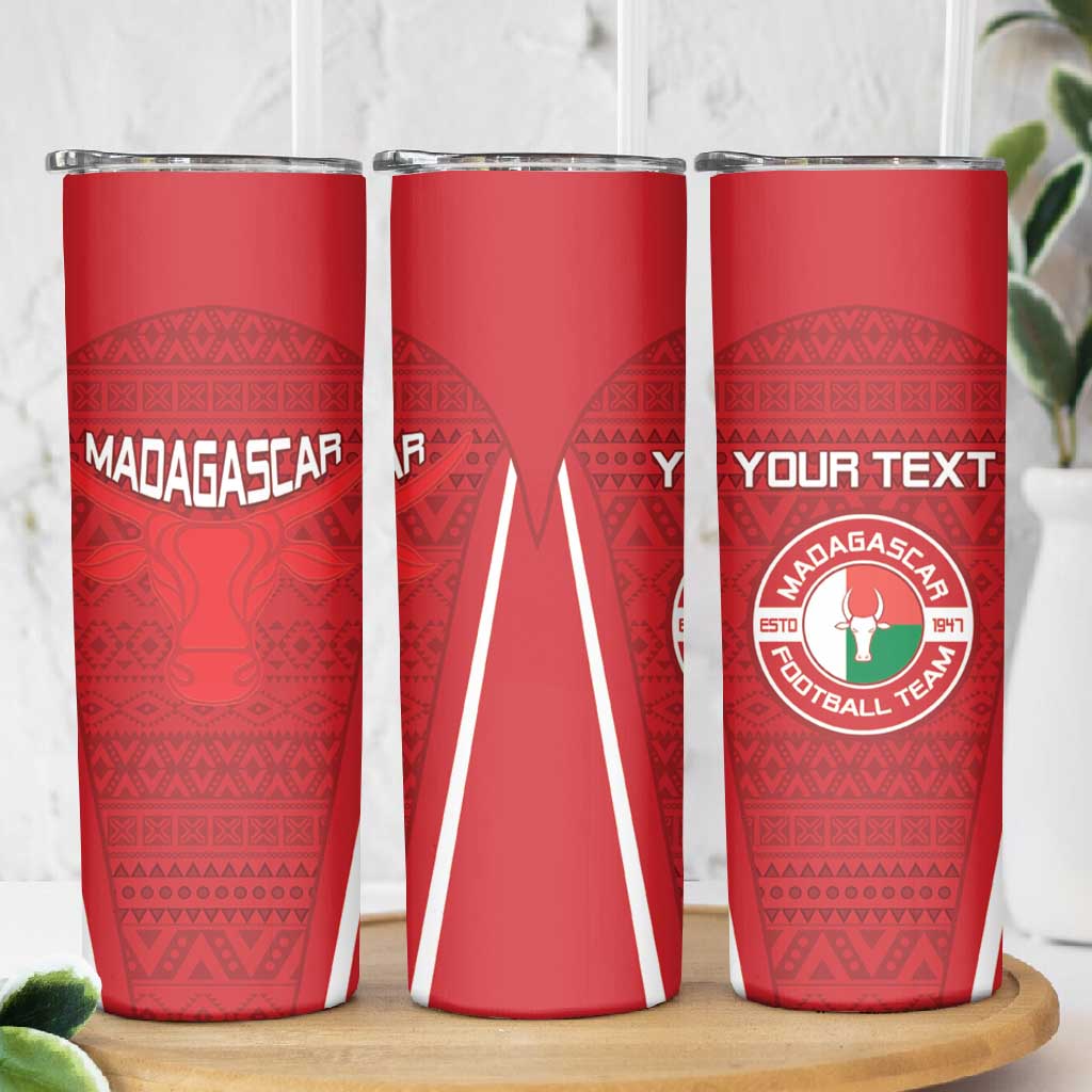 Custom Madagascar Football Skinny Tumbler Go Champions LT15