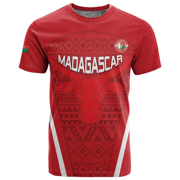 Custom Madagascar Football T shirt Go Champions LT15