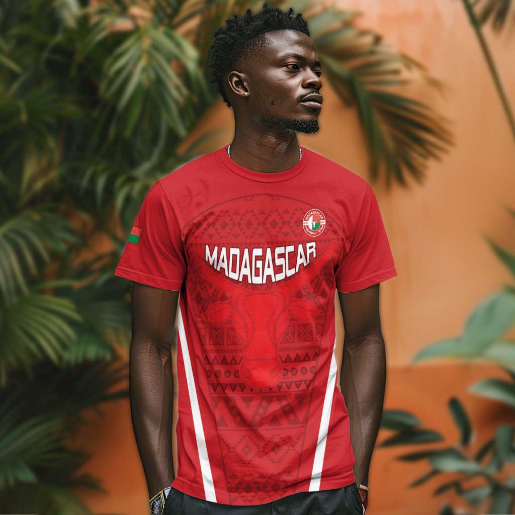 Custom Madagascar Football T shirt Go Champions LT15
