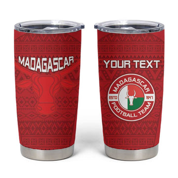 Custom Madagascar Football Tumbler Cup Go Champions LT15