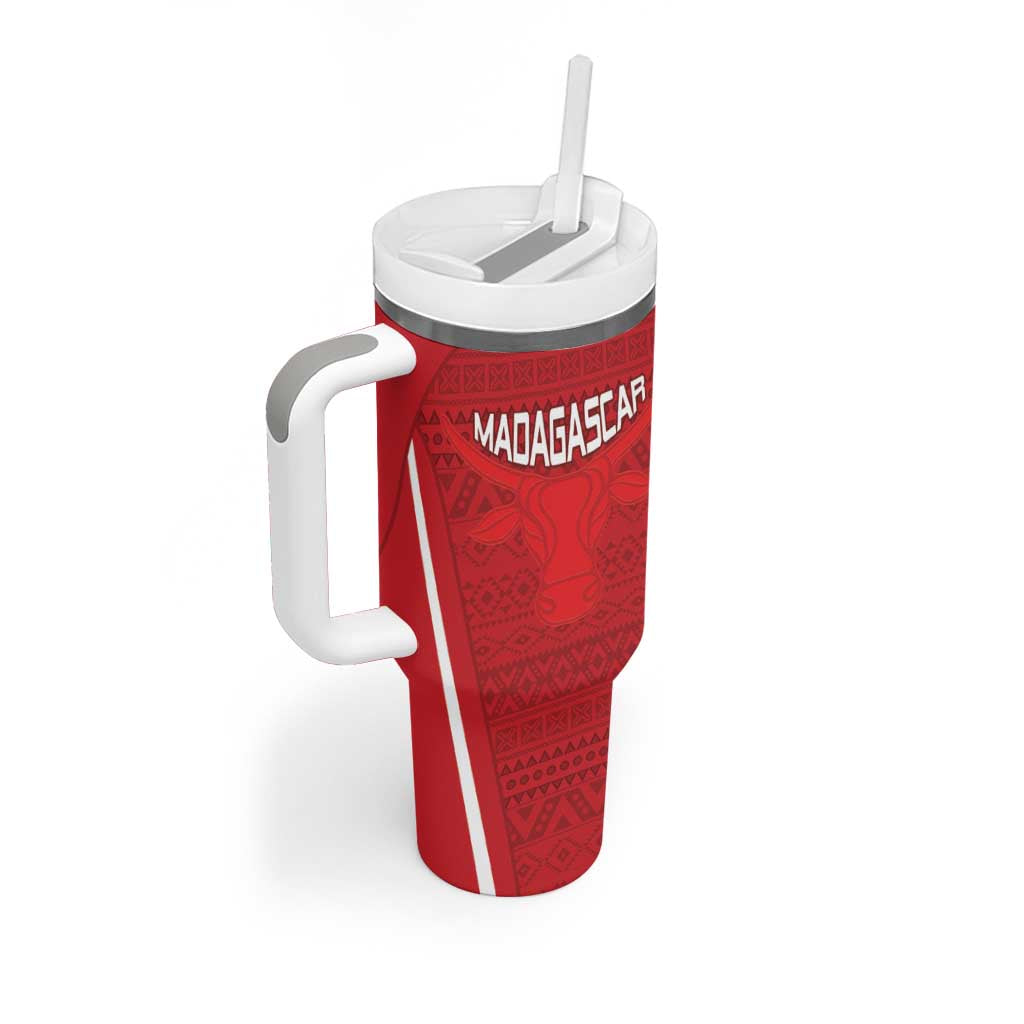 Custom Madagascar Football Tumbler With Handle Go Champions LT15