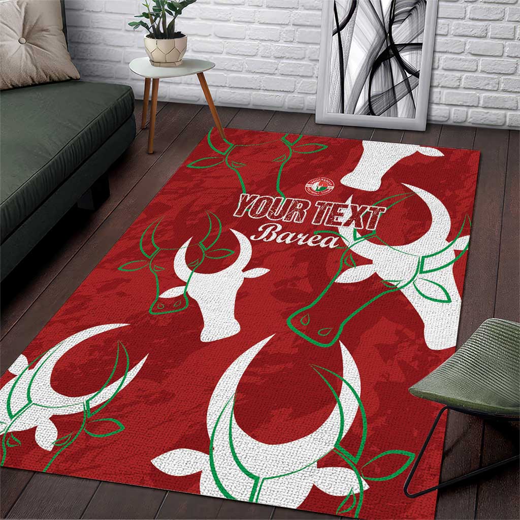 Custom Madagascar Football Area Rug Allez Barea LT15