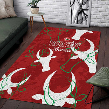 Custom Madagascar Football Area Rug Allez Barea LT15