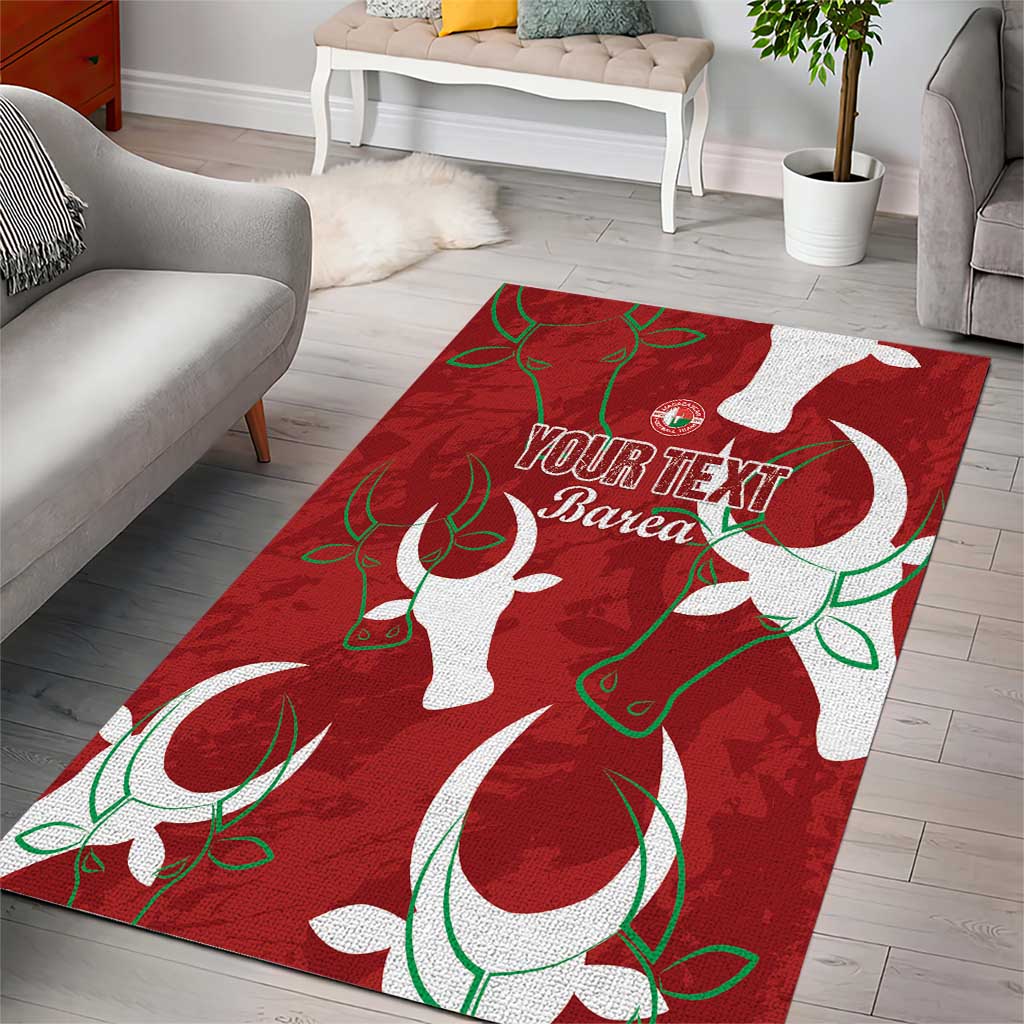Custom Madagascar Football Area Rug Allez Barea LT15