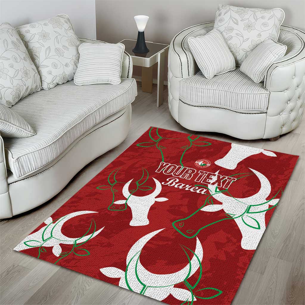 Custom Madagascar Football Area Rug Allez Barea LT15