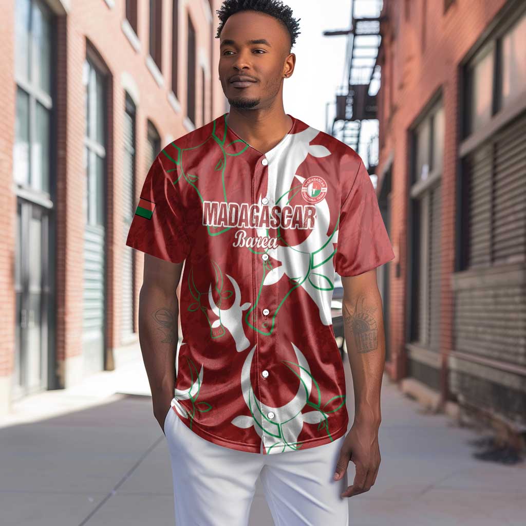 Custom Madagascar Football Baseball Jersey Allez Barea LT15