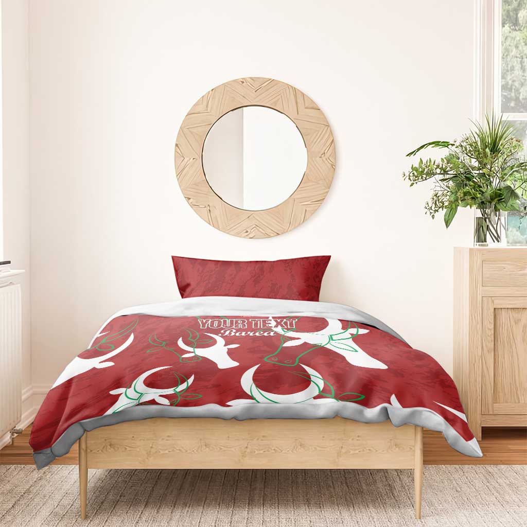 Custom Madagascar Football Bedding Set Allez Barea LT15
