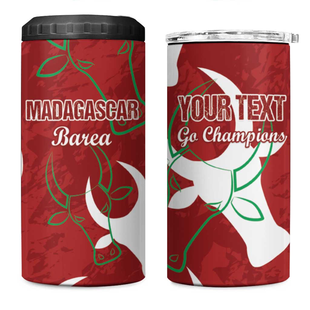Custom Madagascar Football 4 in 1 Can Cooler Tumbler Allez Barea LT15