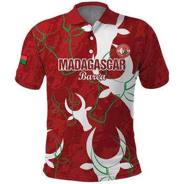 Custom Madagascar Football Polo Shirt Alefa Barea LT15