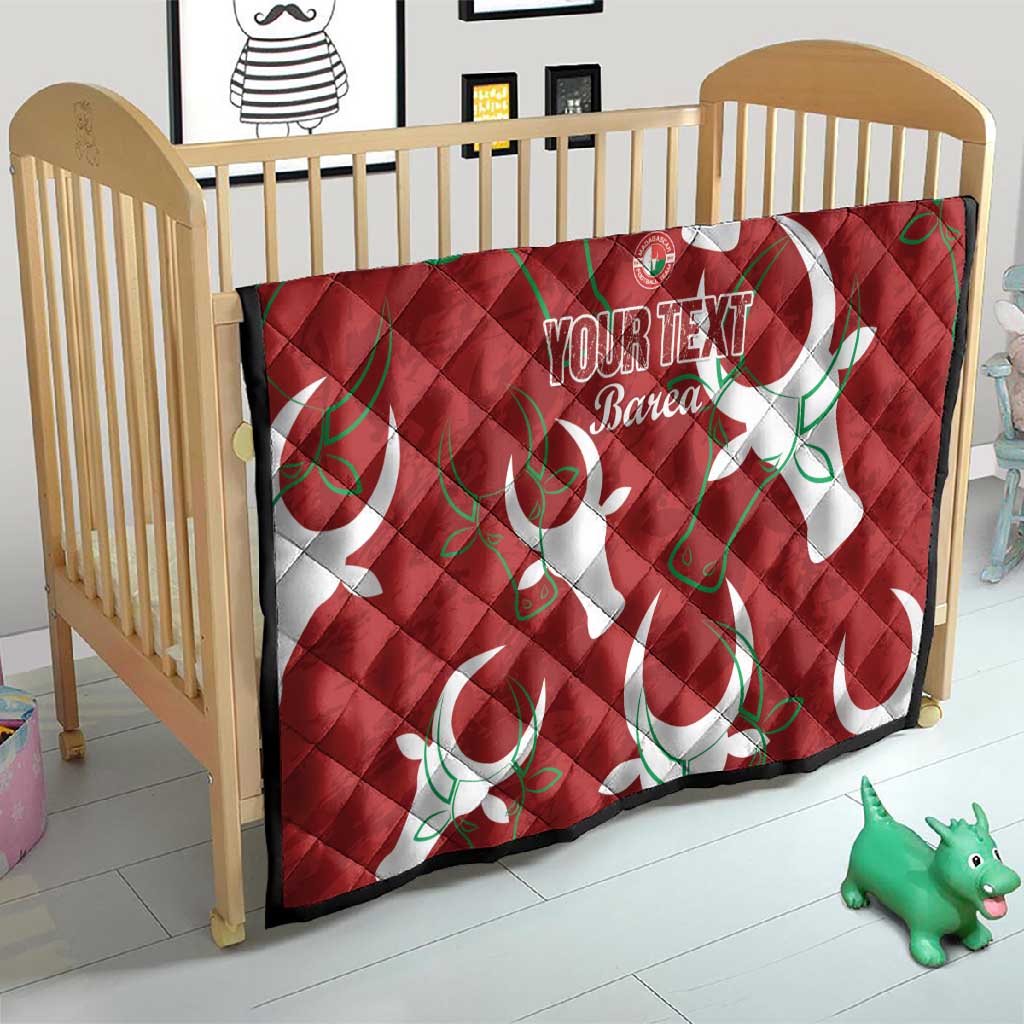 Custom Madagascar Football Quilt Allez Barea LT15