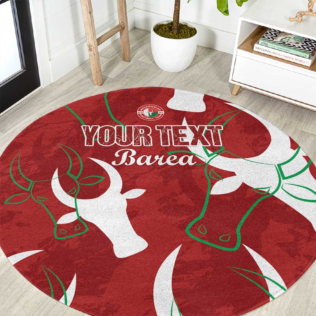 Custom Madagascar Football Round Carpet Allez Barea LT15