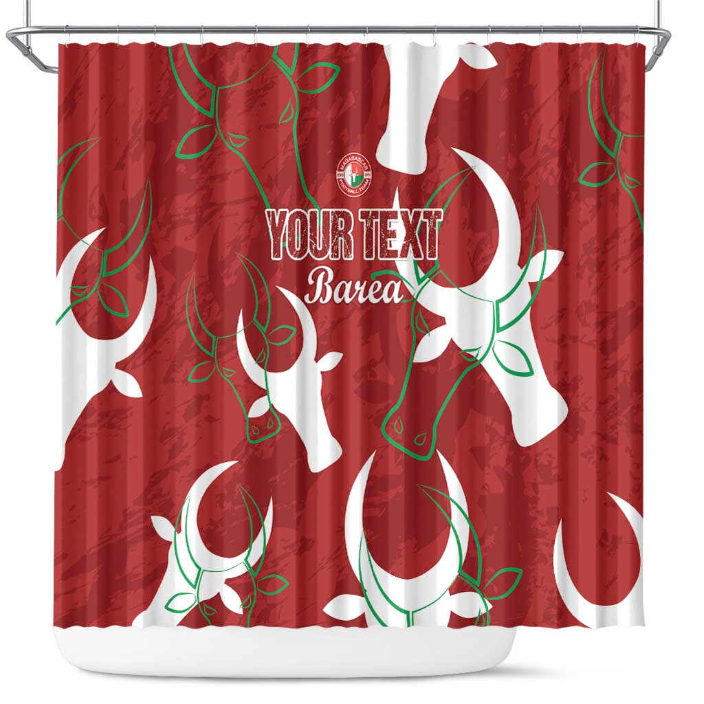 Custom Madagascar Football Shower Curtain Alefa Barea LT15