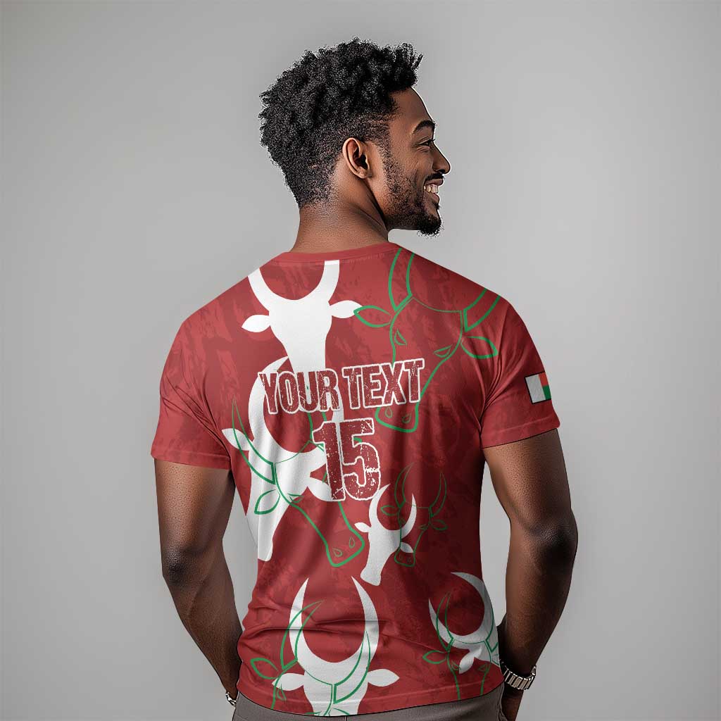 Custom Madagascar Football T shirt Allez Barea LT15