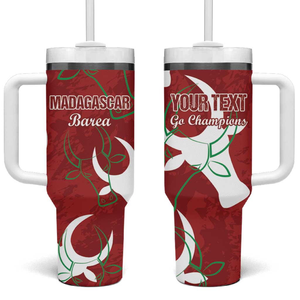 Custom Madagascar Football Tumbler With Handle Allez Barea LT15